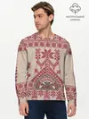 Мужской лонгслив базовый / Макошь Богиня Судьбы (P007_P004ooo2118635, P004ooo2118635)