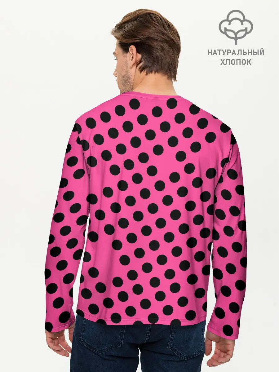 Мужской лонгслив базовый / rolling stones pink logo (P007_P004ooo2119221, P004ooo2119221)