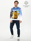 Мужской лонгслив базовый / Детектив Пикачу (P007_P004ooo2119233, P004ooo2119233)