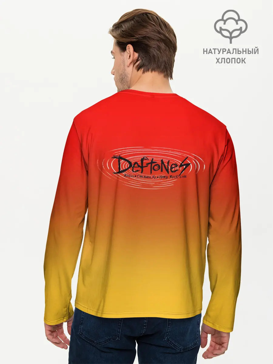 Мужской лонгслив базовый / Deftones Poster (P007_P004ooo2120073, P004ooo2120073)