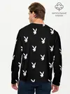Мужской лонгслив базовый / ПЛЕЙБОЙ ПАТТЕРН | PLAYBOY PATTERN (P007_P004ooo2123045, P004ooo2123045)