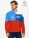 Мужской лонгслив базовый / Флаг МЧС России (P007_P004ooo2123187, P004ooo2123187)