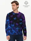 Мужской лонгслив базовый / Marshmello (P007_P004ooo2122473, P004ooo2122473)