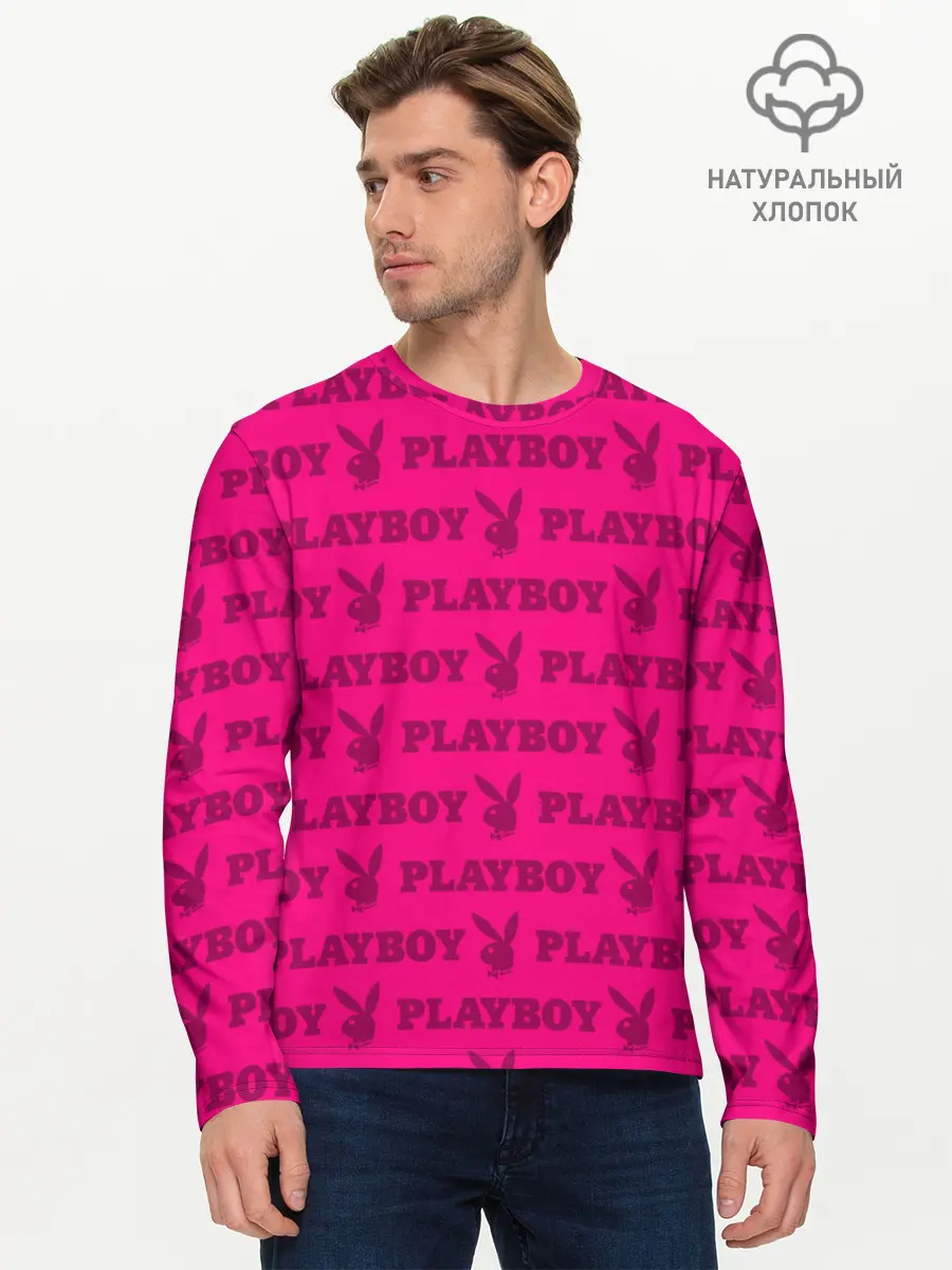 Мужской лонгслив базовый / PLAYBOY | ПЛЕЙБОЙ (P007_P004ooo2122953, P004ooo2122953)