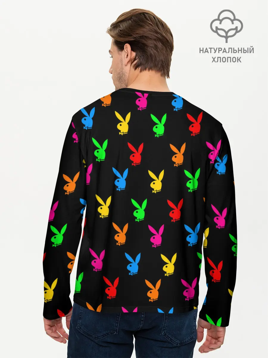 Мужской лонгслив базовый / PLAYBOY | ПЛЕЙБОЙ (P007_P004ooo2123021, P004ooo2123021)