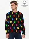 Мужской лонгслив базовый / PLAYBOY | ПЛЕЙБОЙ (P007_P004ooo2123021, P004ooo2123021)