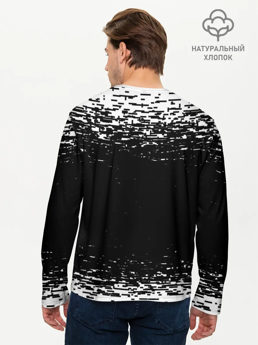 Мужской лонгслив базовый / ДДТ ЛОГО | DDT LOGO (P007_P004ooo2128665, P004ooo2128665)