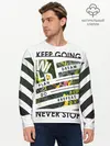 Мужской лонгслив базовый / keep going dream (P007_P004ooo2126891, P004ooo2126891)