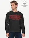 Мужской лонгслив базовый / I Love Stranger Things (P007_P004ooo2128811, P004ooo2128811)
