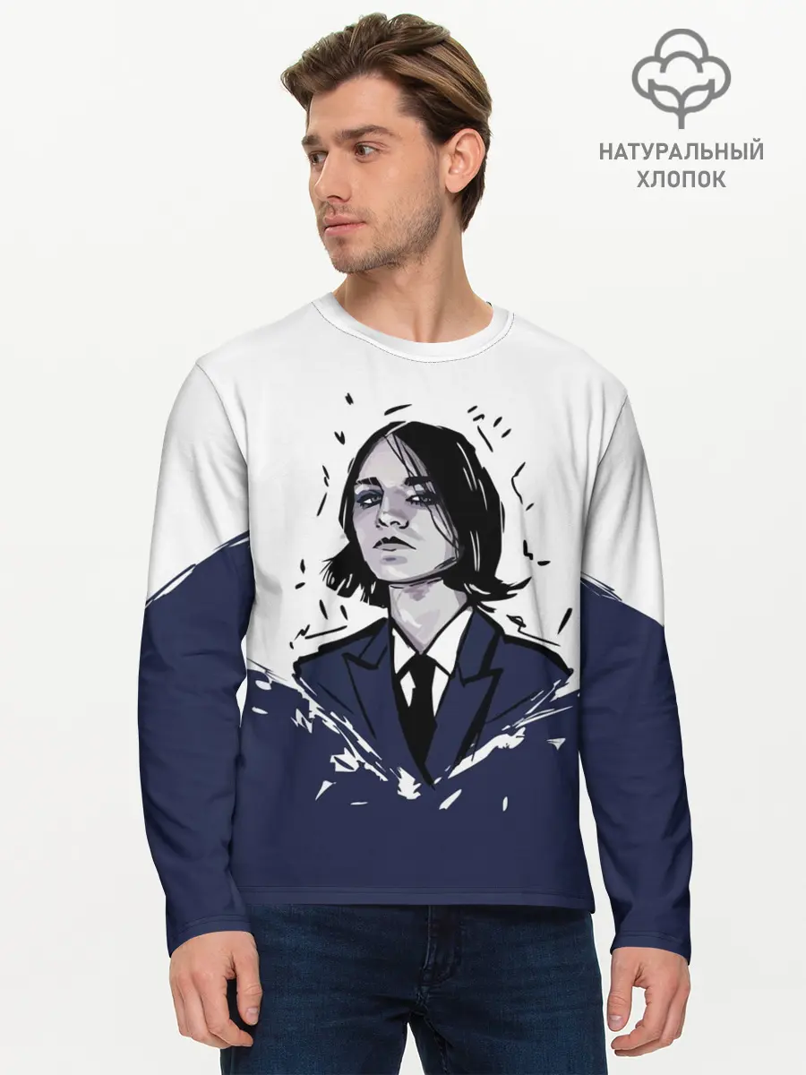 Мужской лонгслив базовый / placebo (P007_P004ooo2130863, P004ooo2130863)