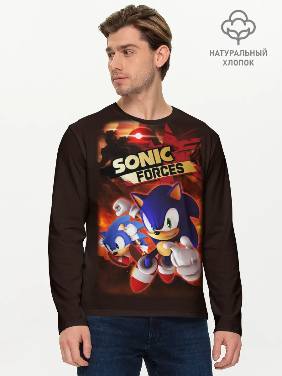 Мужской лонгслив базовый / SONIC (P007_P004ooo2132715, P004ooo2132715)