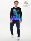 Мужской лонгслив базовый / Marshmello Fortnite (P007_P004ooo2134103, P004ooo2134103)