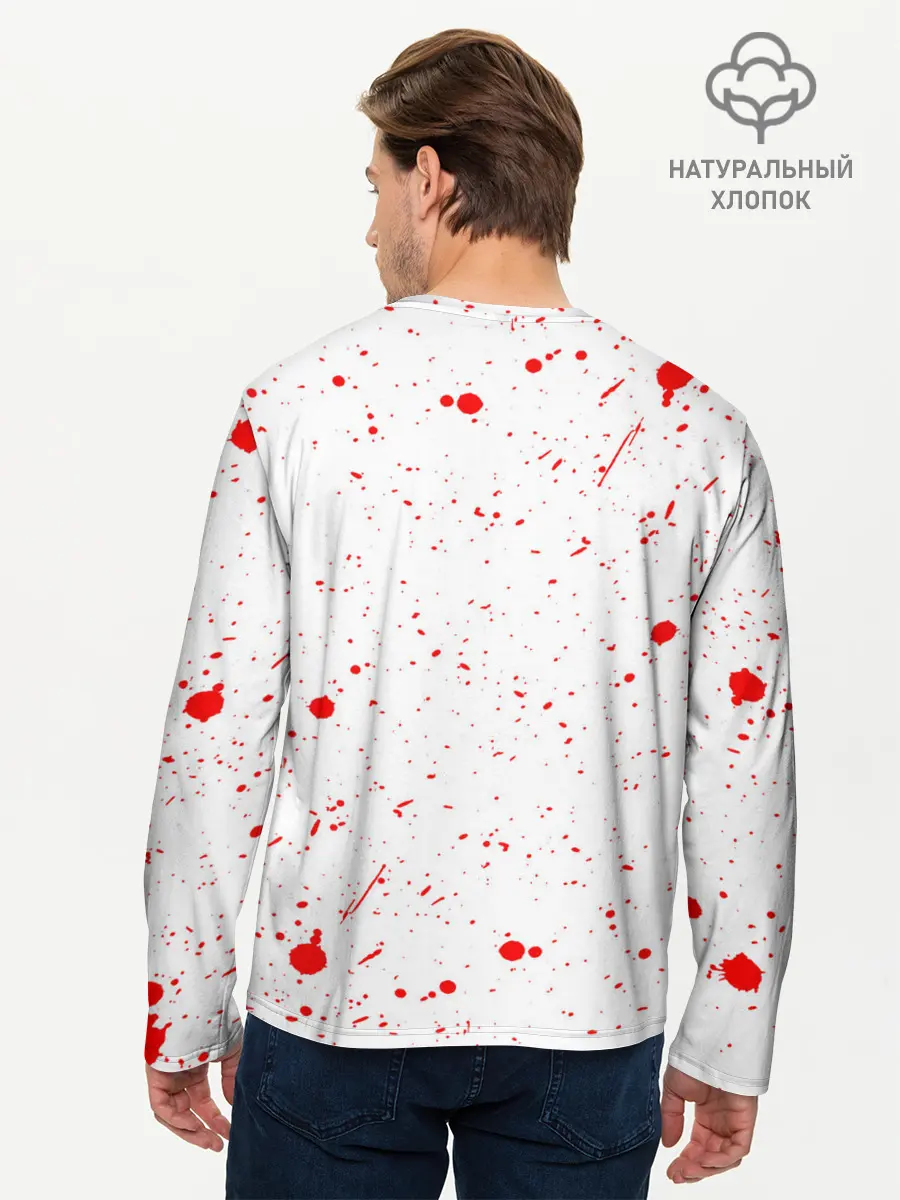 Мужской лонгслив базовый / Свирепый Сайтама (P007_P004ooo2132941, P004ooo2132941)