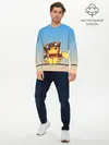 Мужской лонгслив базовый / Пикачу (P007_P004ooo2137917, P004ooo2137917)