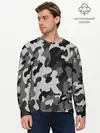 Мужской лонгслив базовый / ГОРОДСКОЙ КАМУФЛЯЖ | CITY MILITARY (P007_P004ooo2145039, P004ooo2145039)
