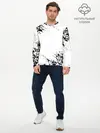 Мужской лонгслив базовый / БЕЛЫЕ ЧЕРЕПА | WHITE SKULLS (P007_P004ooo2145077, P004ooo2145077)