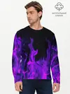 Мужской лонгслив базовый / ФИОЛЕТОВЫЙ ОГОНЬ | PURPLE FIRE (P007_P004ooo2146113, P004ooo2146113)