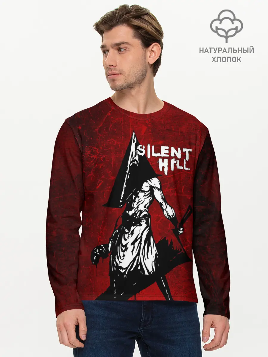 Мужской лонгслив базовый / SILENT HILL (P007_P004ooo2154777, P004ooo2154777)
