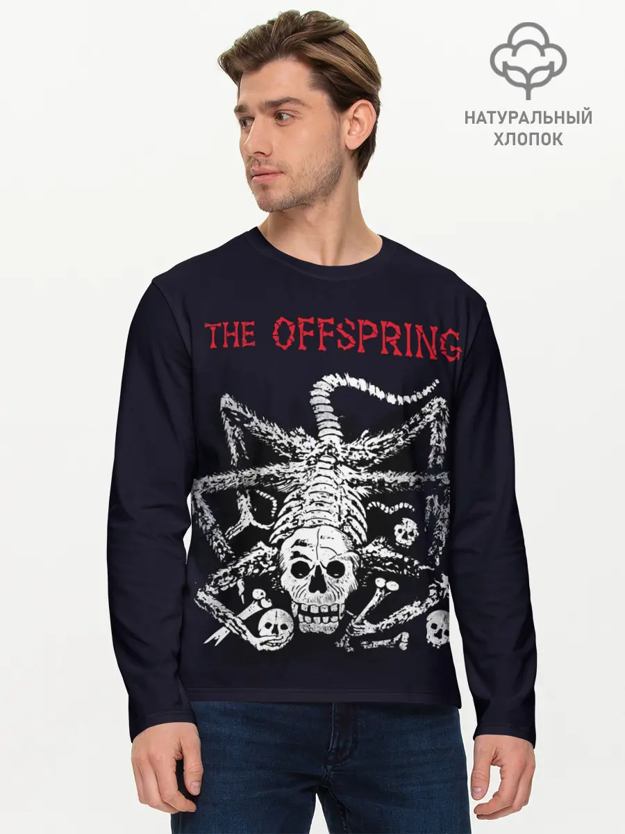Мужской лонгслив базовый / Offspring (P007_P004ooo2157579, P004ooo2157579)