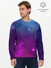 Мужской лонгслив базовый / НЕОНОВЫЙ КОСМОС (P007_P004ooo2164361, P004ooo2164361)