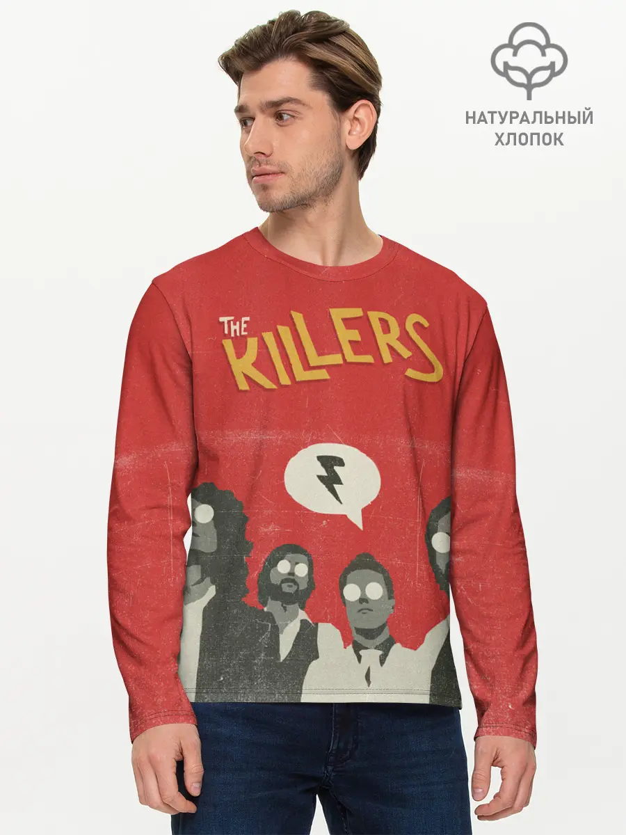 Мужской лонгслив базовый / The Killers (P007_P004ooo2166927, P004ooo2166927)