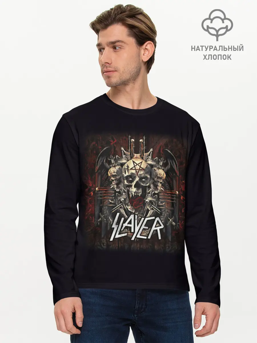 Мужской лонгслив базовый / Slayer 83 (P007_P004ooo2167115, P004ooo2167115)