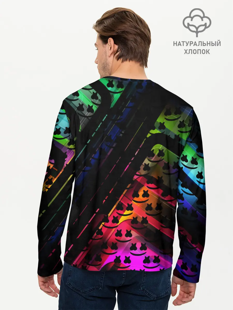 Мужской лонгслив базовый / MARSMELLO GRADIENT (P007_P004ooo2176559, P004ooo2176559)