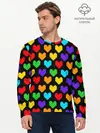 Мужской лонгслив базовый / UNDERTALE HEART (P007_P004ooo2174771, P004ooo2174771)