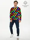Мужской лонгслив базовый / UNDERTALE HEART (P007_P004ooo2174771, P004ooo2174771)