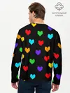 Мужской лонгслив базовый / UNDERTALE HEART (P007_P004ooo2174773, P004ooo2174773)
