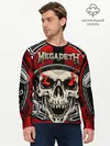 Мужской лонгслив базовый / Megadeth (P007_P004ooo2181725, P004ooo2181725)