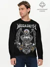 Мужской лонгслив базовый / Megadeth (P007_P004ooo2181747, P004ooo2181747)
