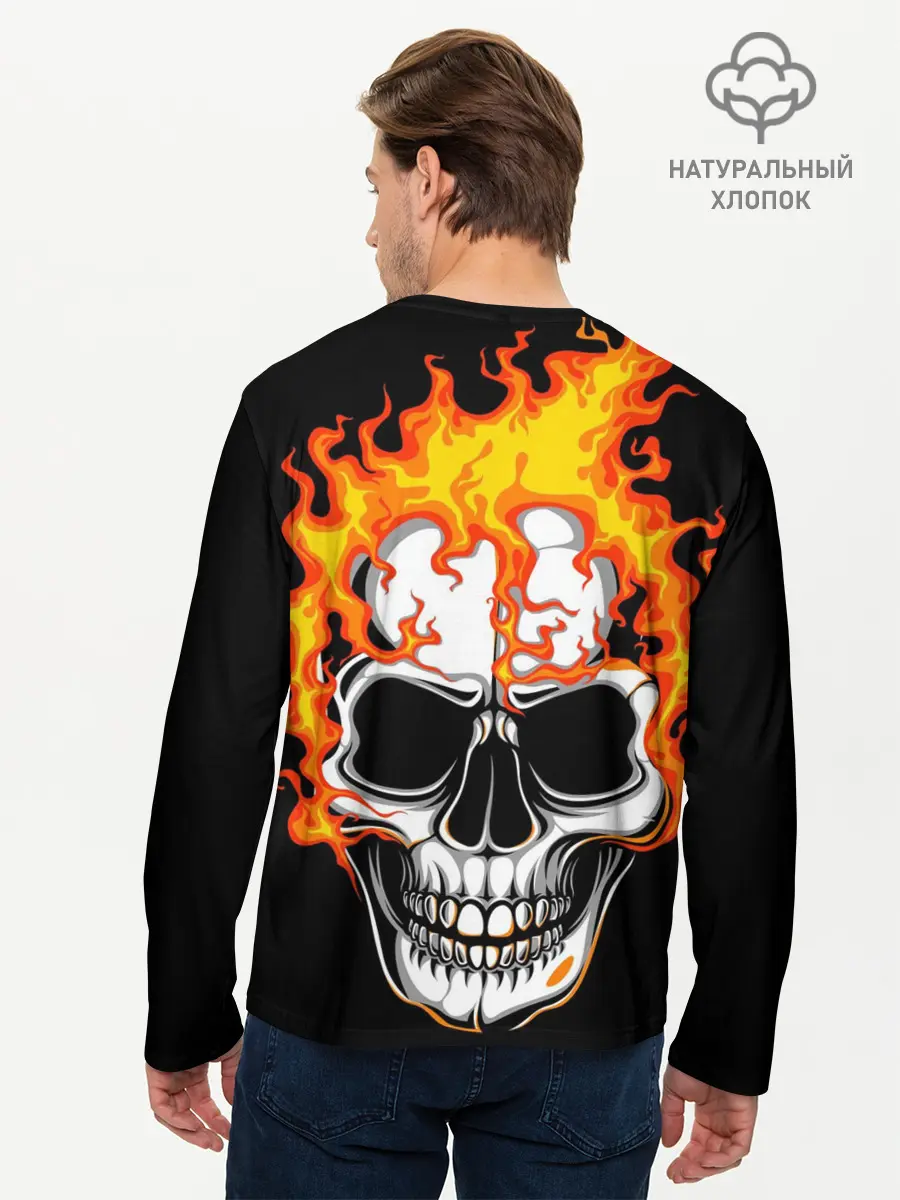 Мужской лонгслив базовый / Megadeth (P007_P004ooo2182727, P004ooo2182727)