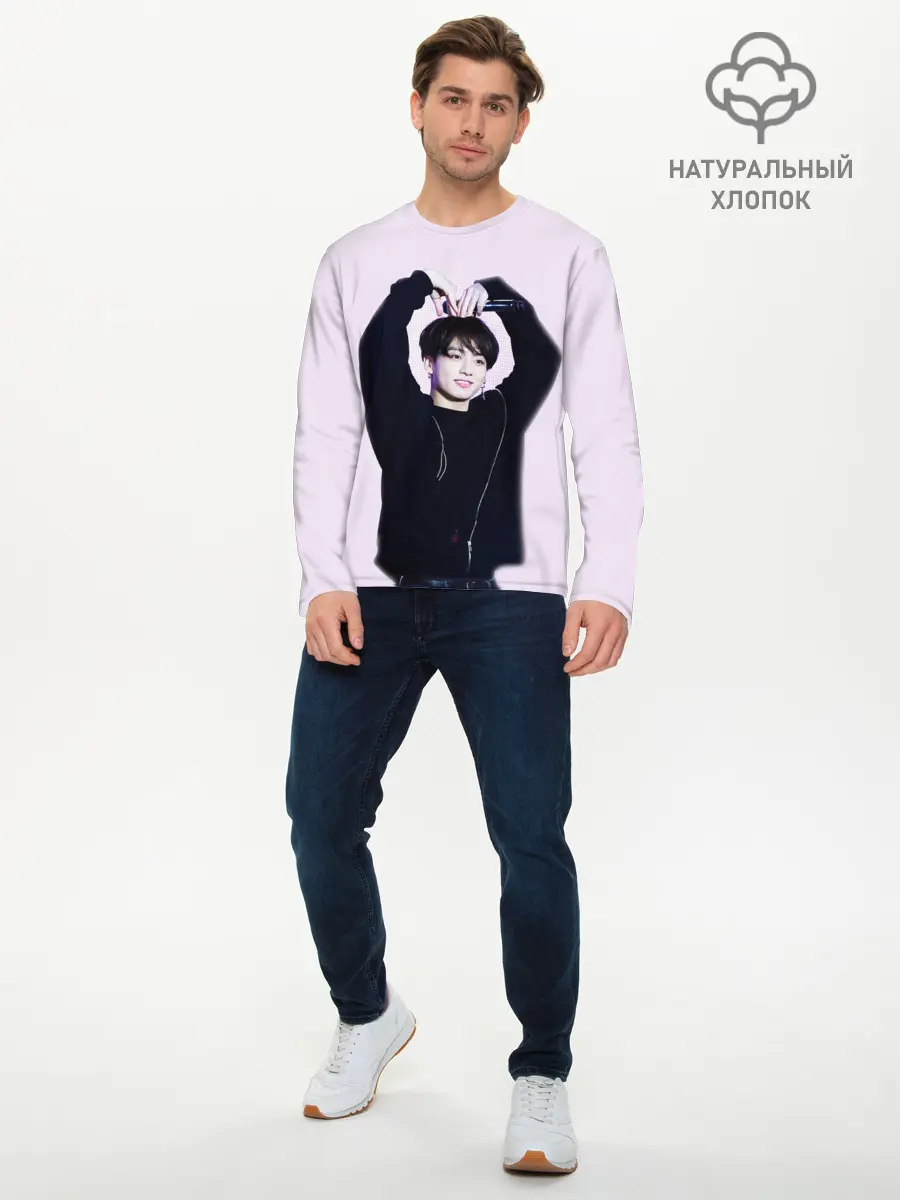 Мужской лонгслив базовый / BTS (P007_P004ooo2182517, P004ooo2182517)