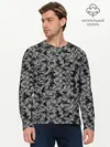 Мужской лонгслив базовый / КАМУФЛЯЖ GRAY (P007_P004ooo2192065, P004ooo2192065)