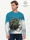 Мужской лонгслив базовый / Ходячий замок в облаках (P007_P004ooo2204445, P004ooo2204445)