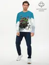Мужской лонгслив базовый / Ходячий замок в облаках (P007_P004ooo2204445, P004ooo2204445)