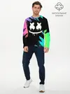 Мужской лонгслив базовый / Marshmello (P007_P004ooo2213261, P004ooo2213261)