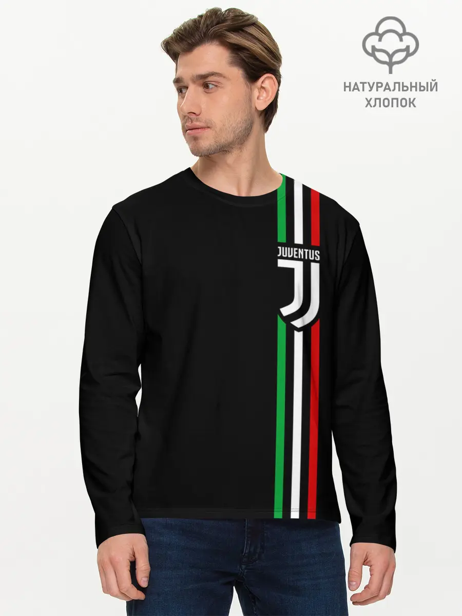 Мужской лонгслив базовый / JUVENTUS / ЮВЕНТУС (P007_P004ooo2221633, P004ooo2221633)