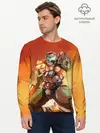 Мужской лонгслив базовый / ANIMAL CROSSING x DOOM ETERNAL (P007_P004ooo2229163, P004ooo2229163)