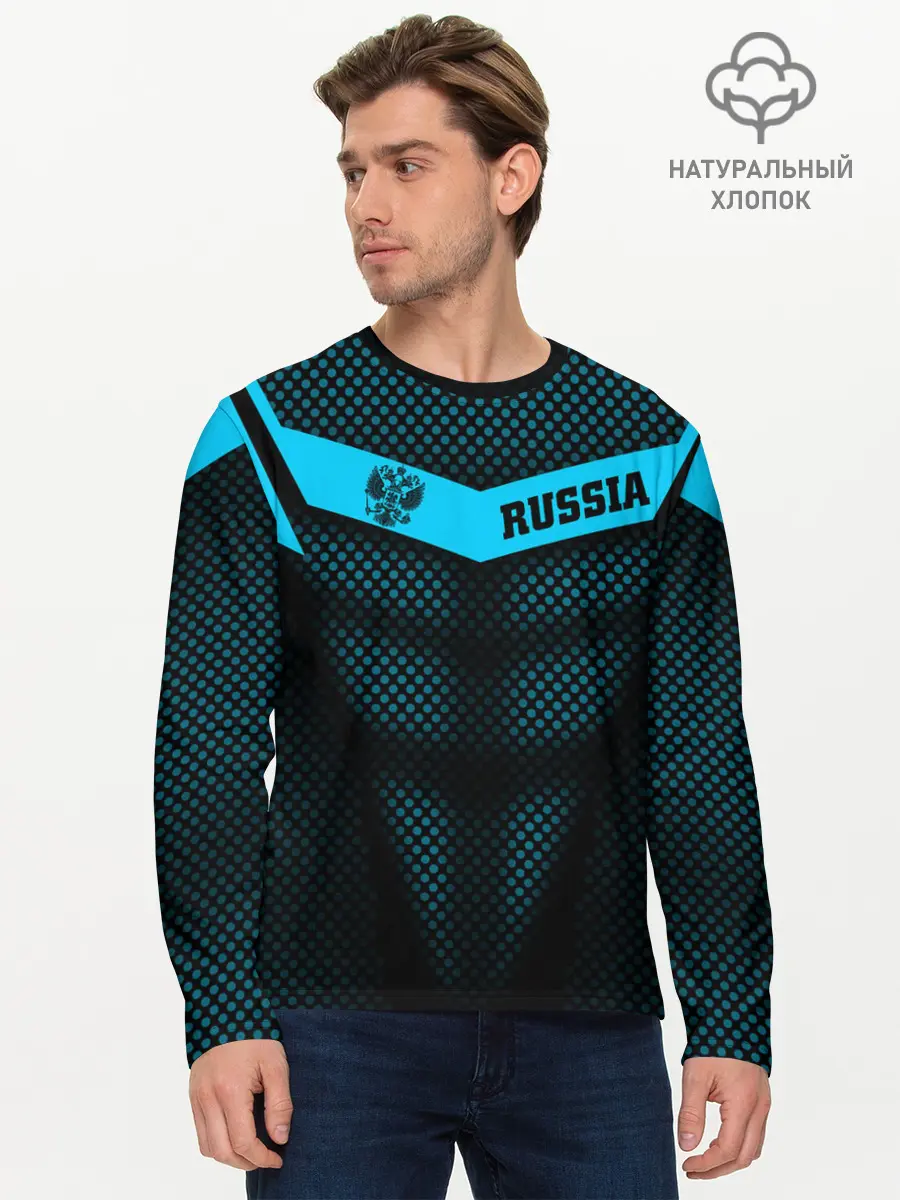 Мужской лонгслив базовый / Russia (P007_P004ooo2229419, P004ooo2229419)