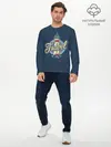 Мужской лонгслив базовый / Путешествие (P007_P004ooo2237487, P004ooo2237487)