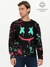 Мужской лонгслив базовый / Marshmello (P007_P004ooo2298567, P004ooo2298567)