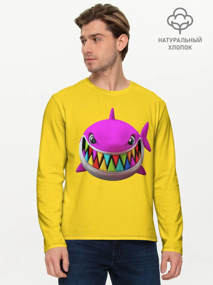 Мужской лонгслив базовый / 6IX9INE (P007_P004ooo2304021, P004ooo2304021)