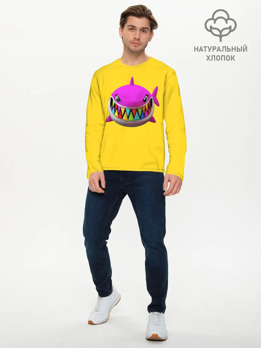 Мужской лонгслив базовый / 6IX9INE (P007_P004ooo2304021, P004ooo2304021)