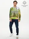 Мужской лонгслив базовый / Лес мой храм (P007_P004ooo2344347, P004ooo2344347)