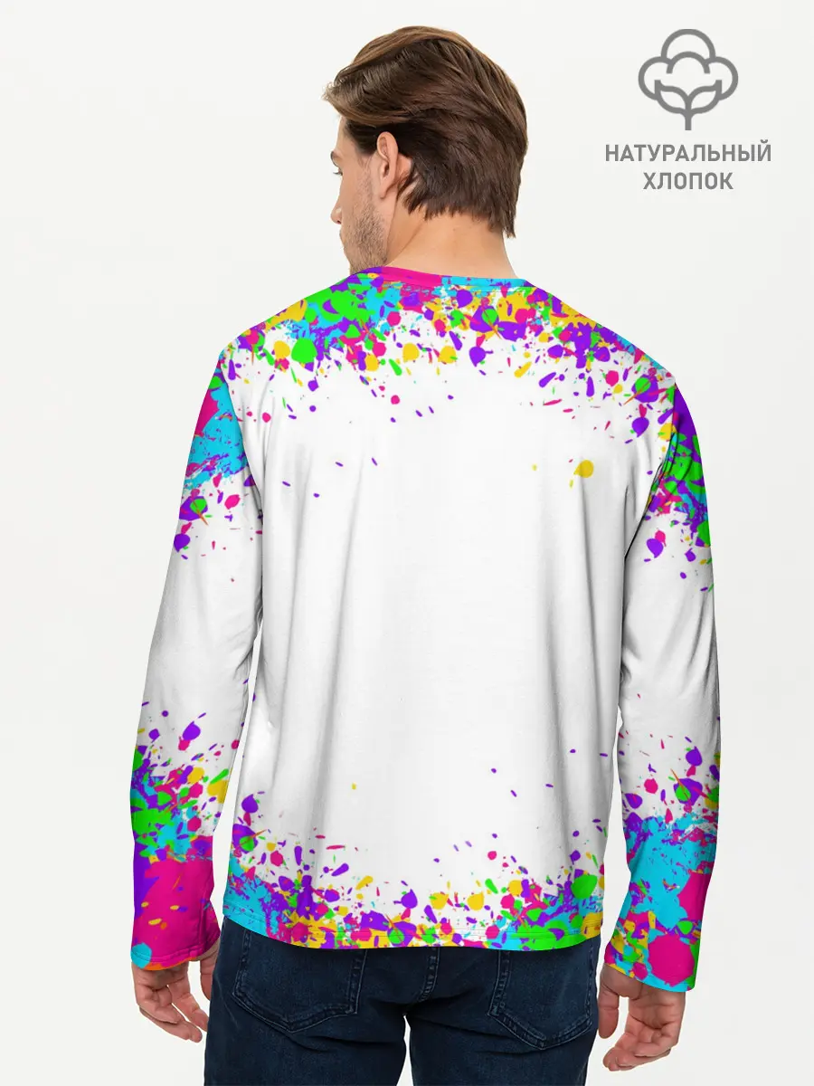 Мужской лонгслив базовый / Такеши 6ix9ine (P007_P004ooo2341539, P004ooo2341539)