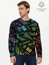 Мужской лонгслив базовый / 6IX9INE (P007_P004ooo2342647, P004ooo2342647)