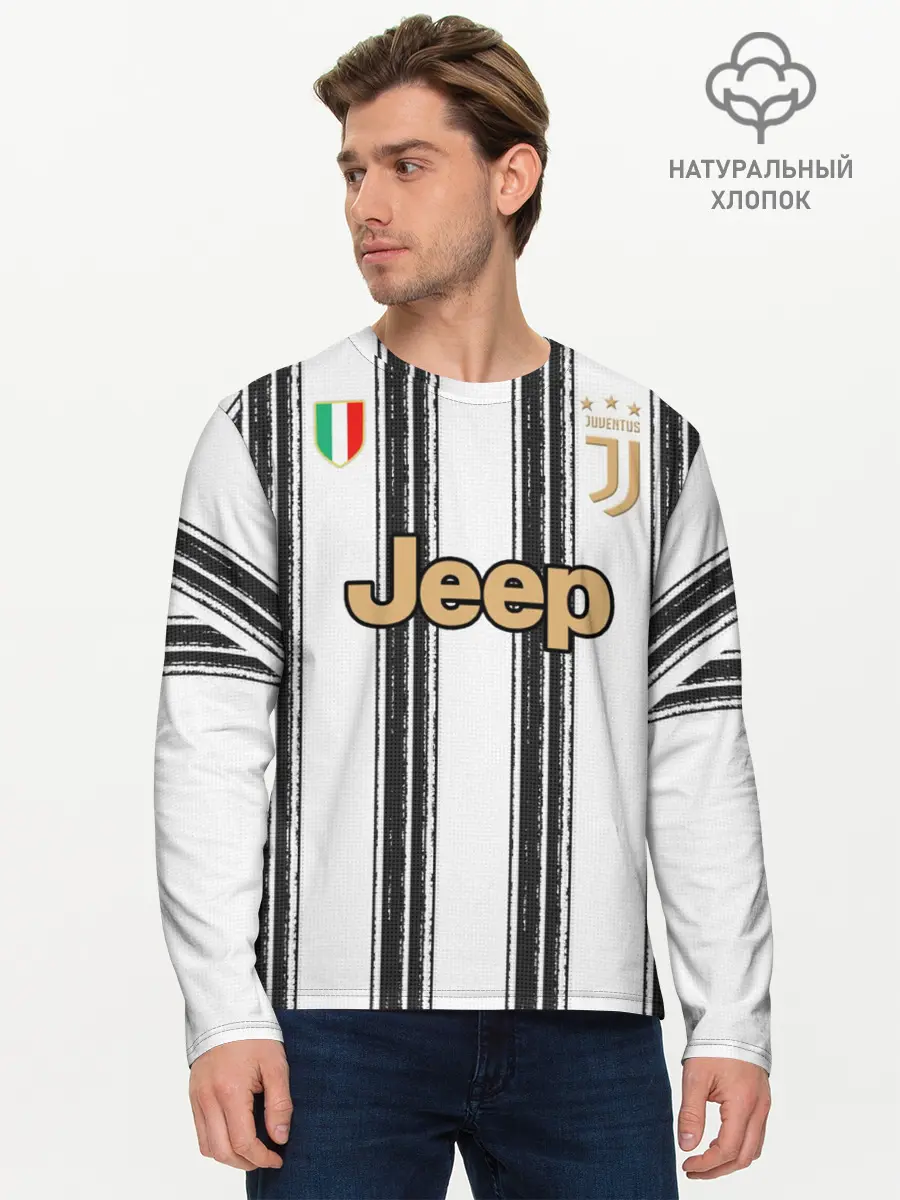Мужской лонгслив базовый / Ronaldo home 20-21 (P007_P004ooo2351835, P004ooo2351835)