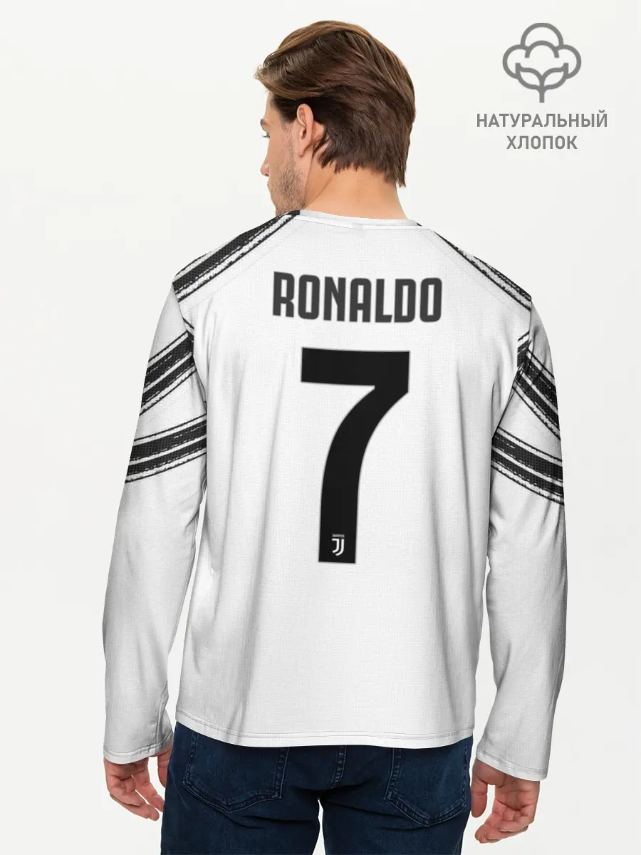 Мужской лонгслив базовый / Ronaldo home 20-21 (P007_P004ooo2351835, P004ooo2351835)